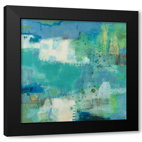 Coeval I Black Modern Wood Framed Art Print with Double Matting by Jachimiec, Sue