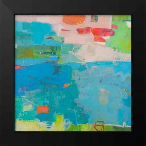 Natant I Black Modern Wood Framed Art Print by Jachimiec, Sue