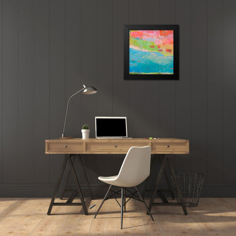 Natant II Black Modern Wood Framed Art Print by Jachimiec, Sue