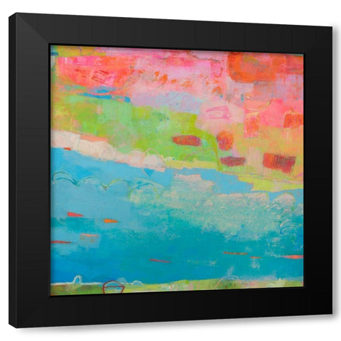 Natant II Black Modern Wood Framed Art Print by Jachimiec, Sue