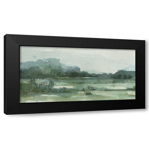 Marshy Landscape I Black Modern Wood Framed Art Print by Caroline, Emma
