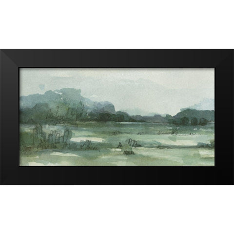 Marshy Landscape I Black Modern Wood Framed Art Print by Caroline, Emma