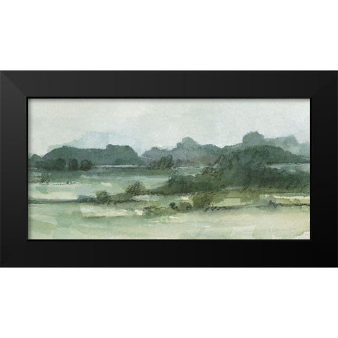Marshy Landscape II Black Modern Wood Framed Art Print by Caroline, Emma
