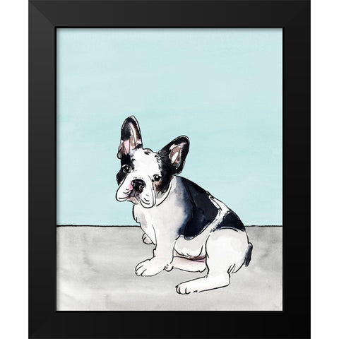 Pet Portrait III Black Modern Wood Framed Art Print by Warren, Annie