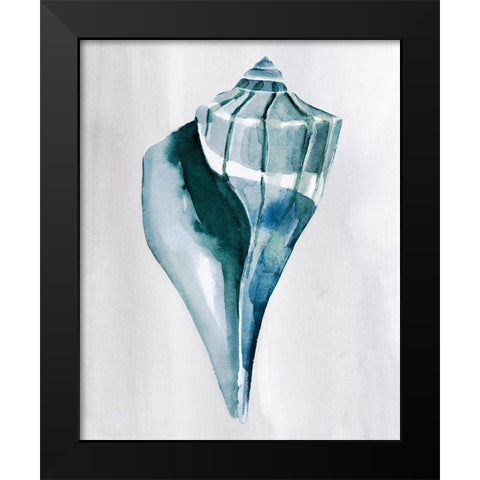 Soft Ocean Gems II Black Modern Wood Framed Art Print by Warren, Annie