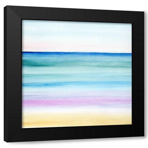 Dawn on the Bay I Black Modern Wood Framed Art Print by Popp, Grace