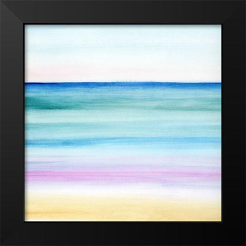 Dawn on the Bay I Black Modern Wood Framed Art Print by Popp, Grace