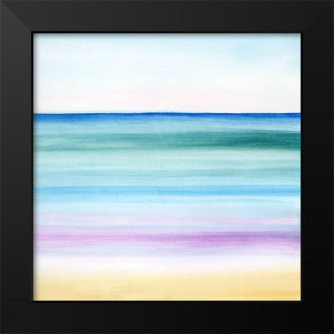 Dawn on the Bay II Black Modern Wood Framed Art Print by Popp, Grace