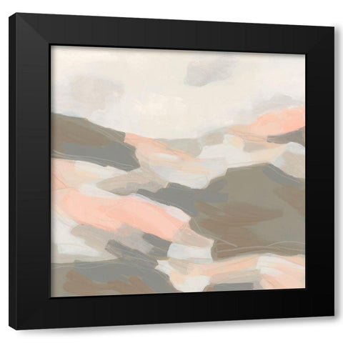 Tonal Dunes II Black Modern Wood Framed Art Print by Vess, June Erica