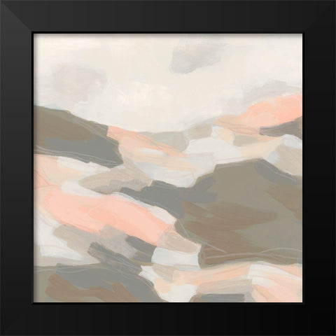 Tonal Dunes II Black Modern Wood Framed Art Print by Vess, June Erica