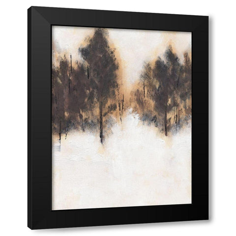 Winter Woods View I Black Modern Wood Framed Art Print by Green, Jacob