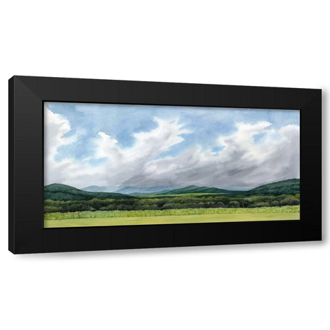 Sapphire Mountains III Black Modern Wood Framed Art Print with Double Matting by Popp, Grace