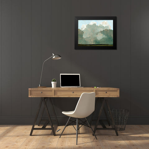 Autumn Thunderstorm I Black Modern Wood Framed Art Print by Caroline, Emma