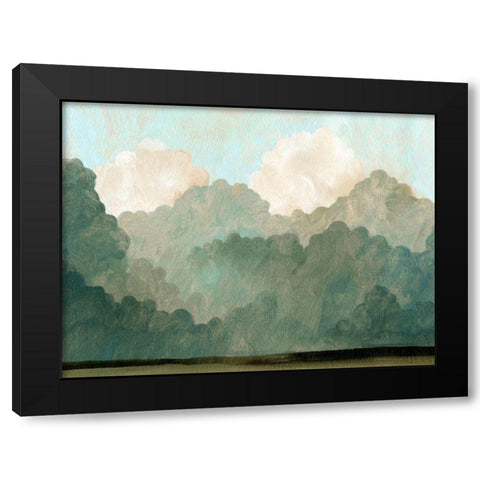 Autumn Thunderstorm II Black Modern Wood Framed Art Print by Caroline, Emma