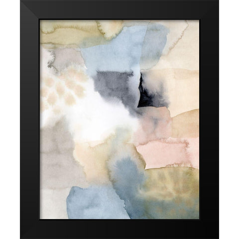 Salmon Rocks II Black Modern Wood Framed Art Print by Popp, Grace