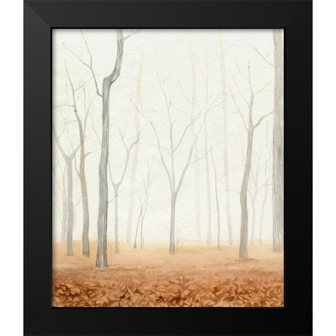 Fall in the Forest I Black Modern Wood Framed Art Print by Popp, Grace