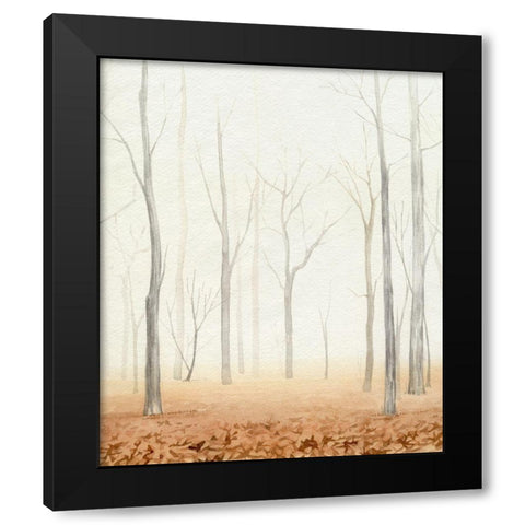 Fall in the Forest II Black Modern Wood Framed Art Print by Popp, Grace