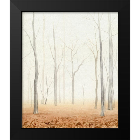 Fall in the Forest II Black Modern Wood Framed Art Print by Popp, Grace