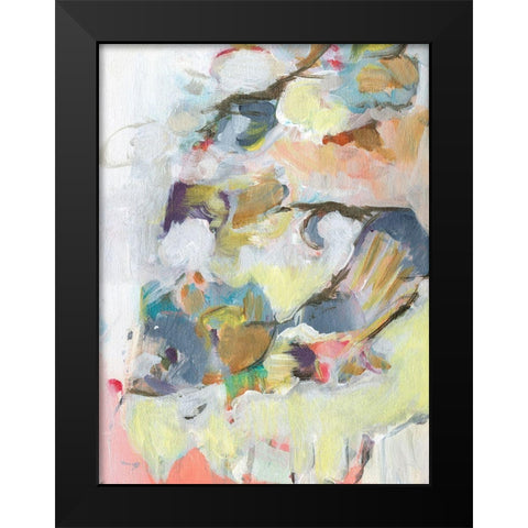 Flower Vendor I Black Modern Wood Framed Art Print by Fuchs, Jodi