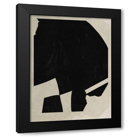 Big Graphic II Black Modern Wood Framed Art Print with Double Matting by Green, Jacob