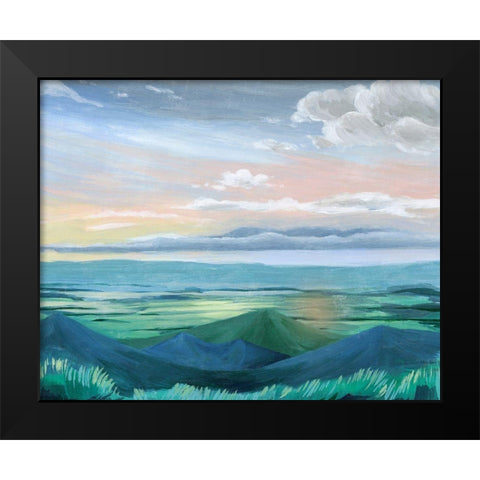 Sunset Outlook II Black Modern Wood Framed Art Print by Popp, Grace