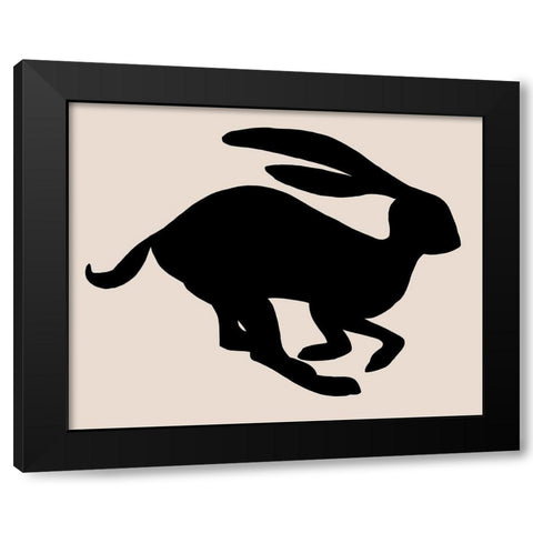 Animal Sprinter I Black Modern Wood Framed Art Print by Green, Jacob