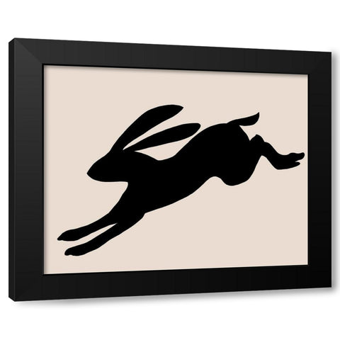 Animal Sprinter II Black Modern Wood Framed Art Print with Double Matting by Green, Jacob