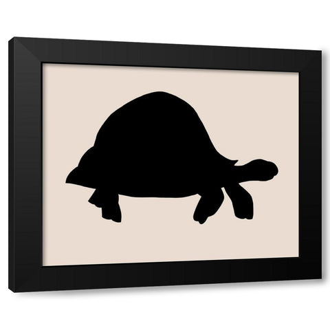 Animal Sprinter III Black Modern Wood Framed Art Print by Green, Jacob