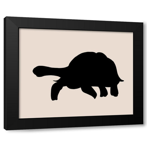 Animal Sprinter IV Black Modern Wood Framed Art Print by Green, Jacob