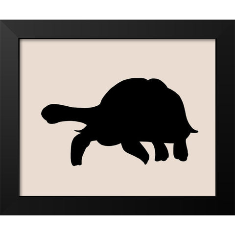 Animal Sprinter IV Black Modern Wood Framed Art Print by Green, Jacob