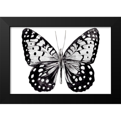 Monochrome Wings Whole I Black Modern Wood Framed Art Print by Warren, Annie