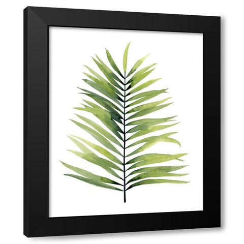 Palm Water II Black Modern Wood Framed Art Print with Double Matting by Popp, Grace