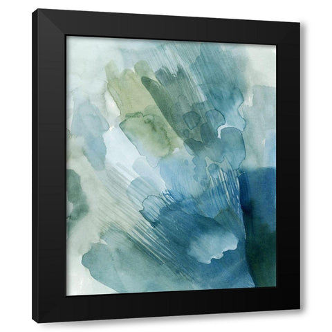River Gleam II Black Modern Wood Framed Art Print with Double Matting by Popp, Grace