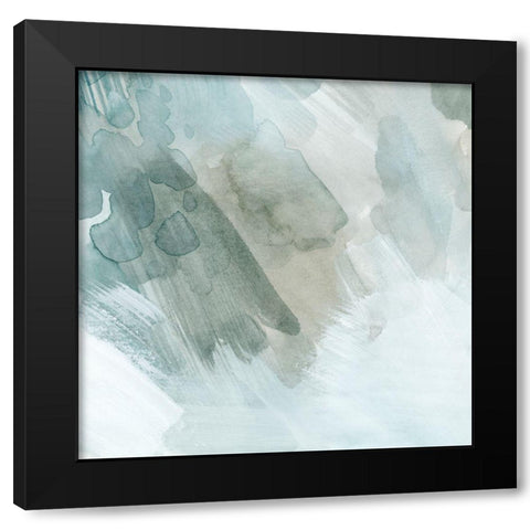 Snow and Sediment I Black Modern Wood Framed Art Print by Popp, Grace