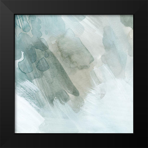 Snow and Sediment I Black Modern Wood Framed Art Print by Popp, Grace