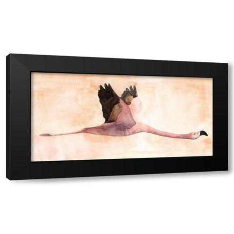 Touching Down II Black Modern Wood Framed Art Print with Double Matting by Warren, Annie