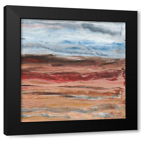Mars II Black Modern Wood Framed Art Print with Double Matting by Longley, Alicia