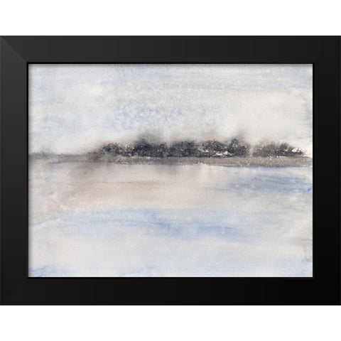 Coastal Impression II Black Modern Wood Framed Art Print by Holland, J.