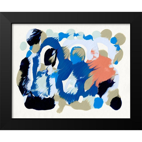 Legato I Black Modern Wood Framed Art Print by Caroline, Emma