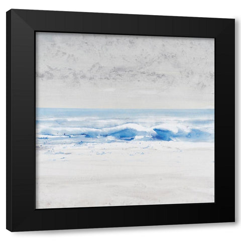 Whitewater II Black Modern Wood Framed Art Print with Double Matting by OToole, Tim
