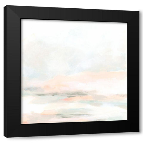 Champagne Coast II Black Modern Wood Framed Art Print with Double Matting by Vess, June Erica