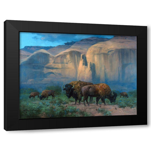 The Classic West Black Modern Wood Framed Art Print by Sorenson, Jack