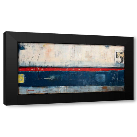 Dock 5 Black Modern Wood Framed Art Print with Double Matting by Ashley, Erin