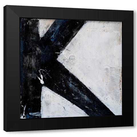 Take II Black Modern Wood Framed Art Print with Double Matting by Ashley, Erin