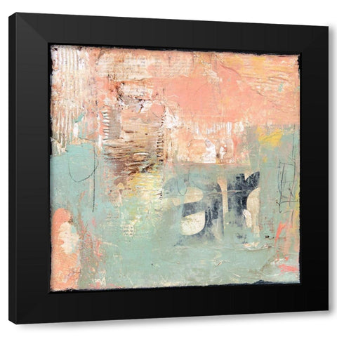 The Journey Begins Black Modern Wood Framed Art Print with Double Matting by Ashley, Erin