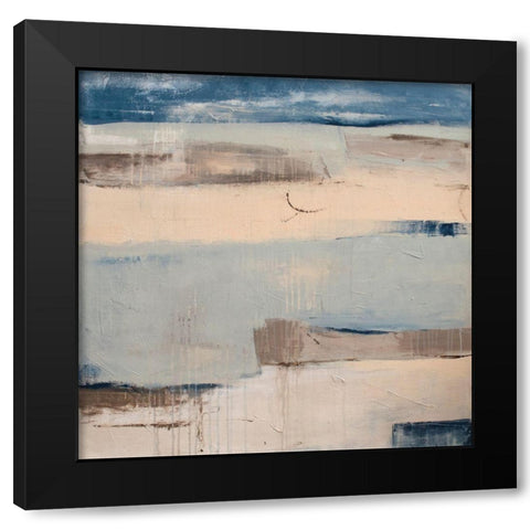 Week on the Coast Black Modern Wood Framed Art Print by Ashley, Erin