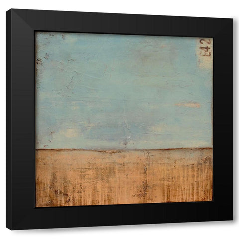 Kansas Sky Black Modern Wood Framed Art Print with Double Matting by Ashley, Erin