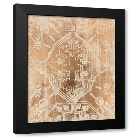Earth Textile I Black Modern Wood Framed Art Print with Double Matting by Vess, June Erica