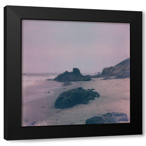 Pfeiffer Beach II Black Modern Wood Framed Art Print with Double Matting by Green, Jacob