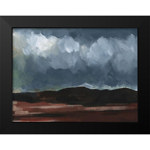 Ash Blue Sky II Black Modern Wood Framed Art Print by Parker, Jennifer Paxton